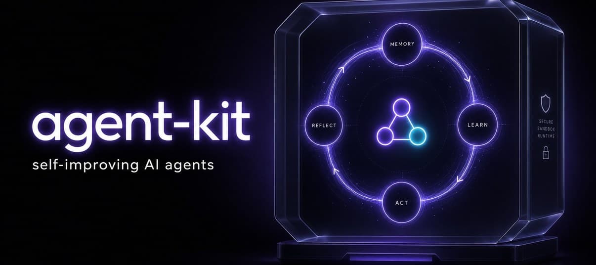 agent-kit: self-improving AI agents